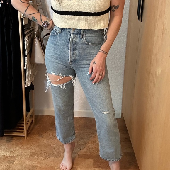 Agolde 90’s Crop - Picture 2 of 2